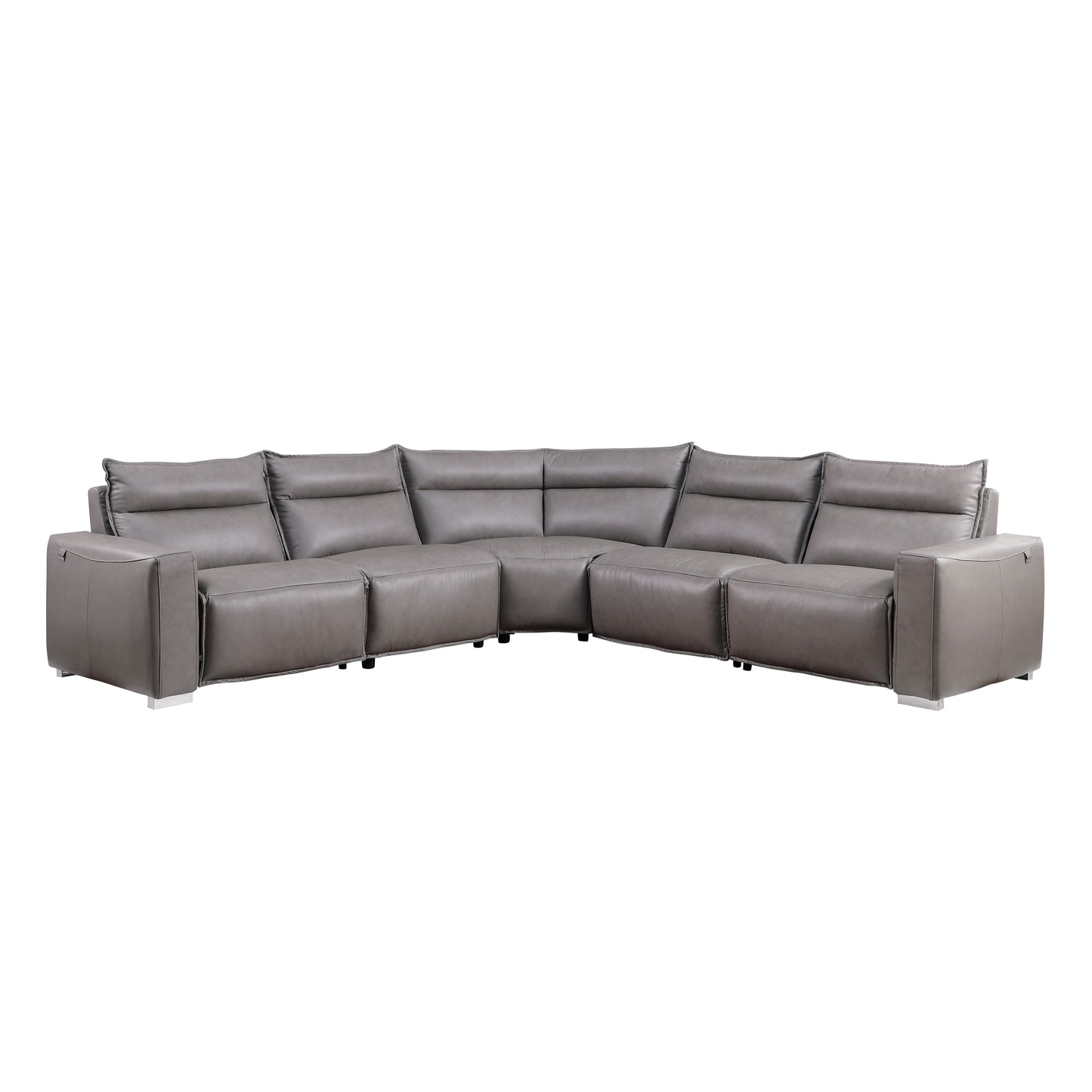 Sierra Reclining Sectional (Grey)