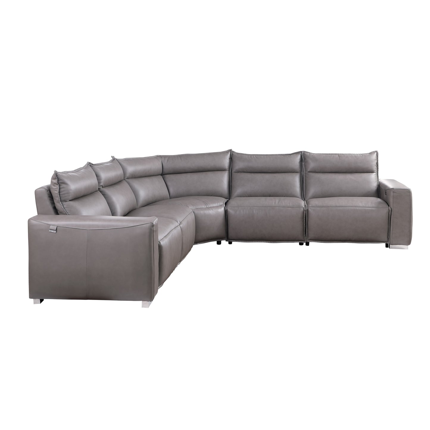 Sierra Reclining Sectional (Grey)