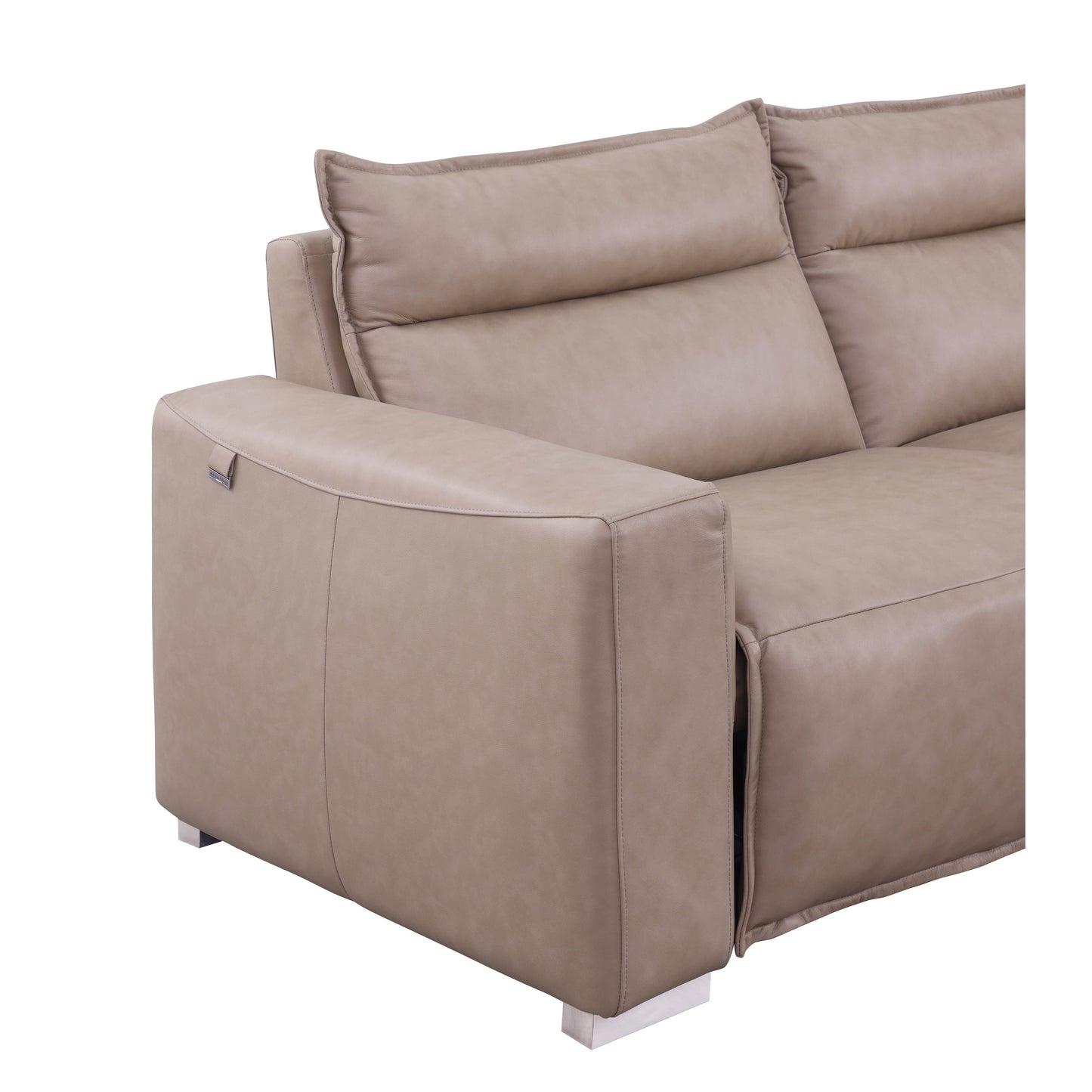 Sierra Reclining Sectional (Beige)