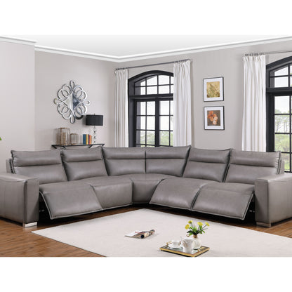 Sierra Reclining Sectional (Grey)