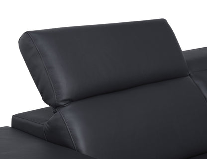 Favo Reclining Sectional (Black)