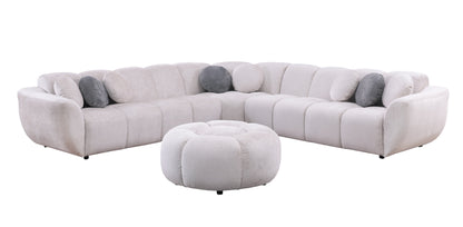 MI-3001 Rose (Beige) Sectional