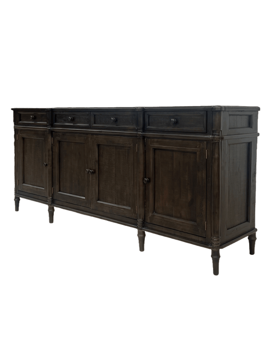 Vintage Distressed Server (Dark Walnut)
