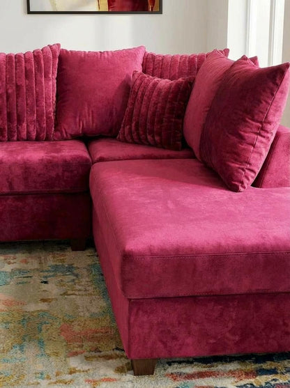 Kora (Fuchsia) Sectional