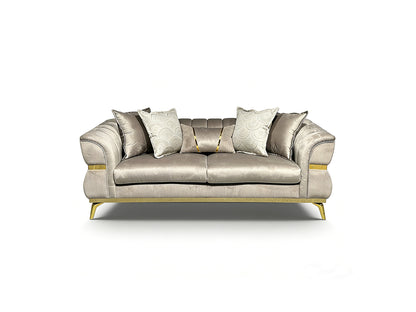 Mia Luxury Velvet 2PC Sofa Set