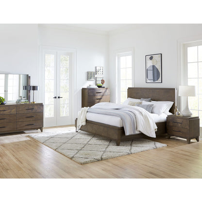 Broderick Five-Drawer Chest in Wild Oats Brown (2024)
