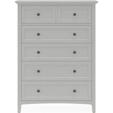 Grace Five Drawer Chest in Elephant Gray (2024)