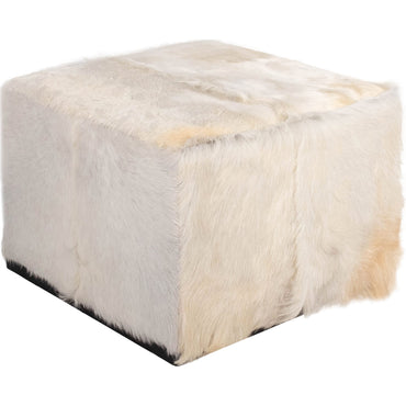 Matola Sq Ottoman - Macadamia