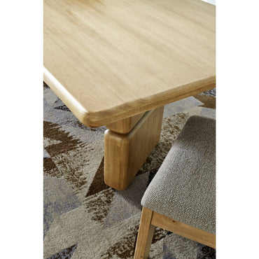 Nia Rectangular Acacia Wood Dining Table in Lioness