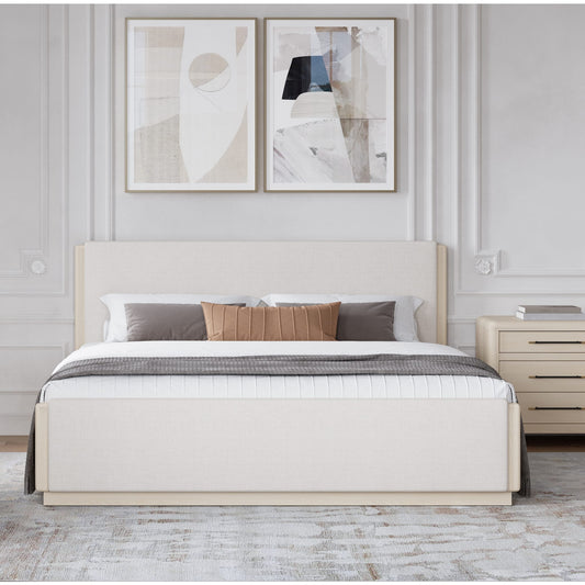 Wallen Uph Bed - Wht Snd