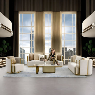 Monte Carlo 2pc Luxury Sofa Set