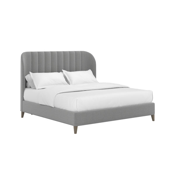 Dante Queen Wide Chn Uph Bed -Slate