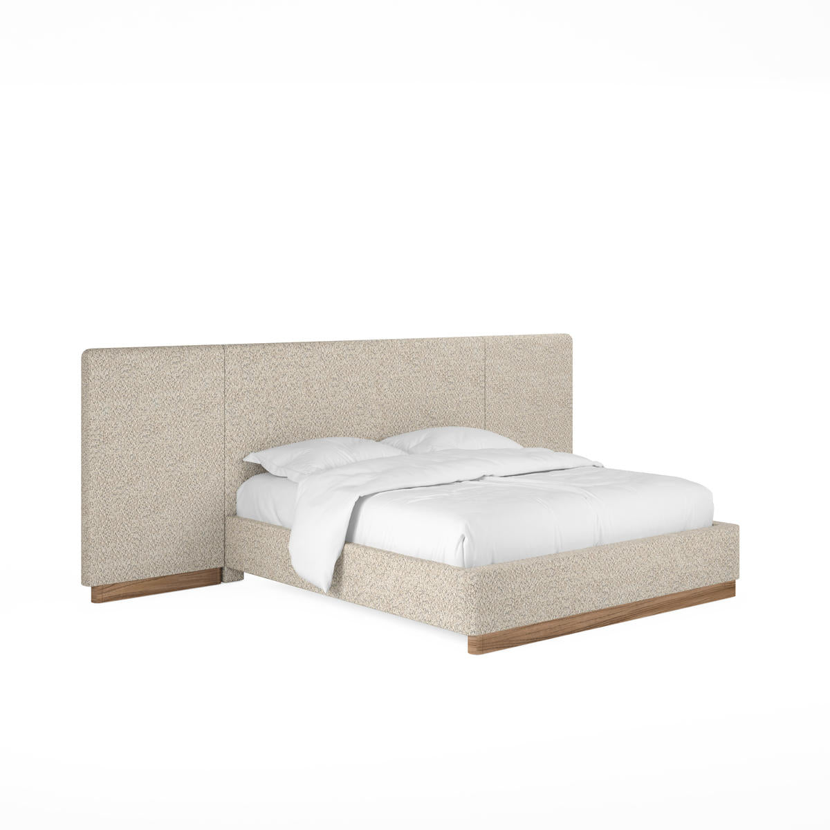 Portico-5/0 Upholstered Bed w/End Panel