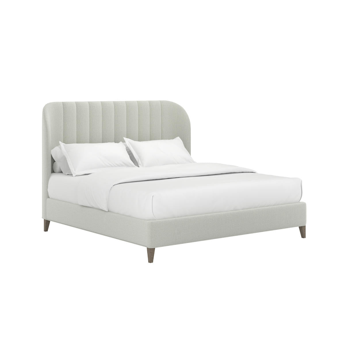 Dante King Wide Chn Uph Bed-Cloud