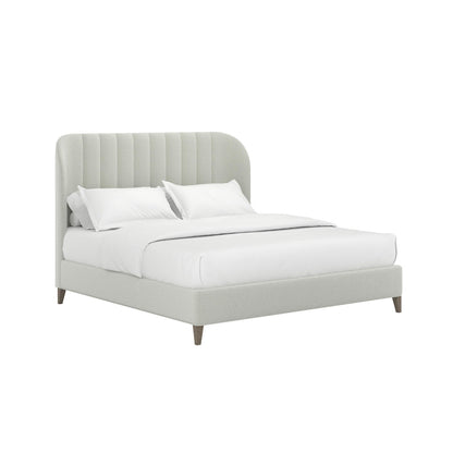 Dante King Wide Chn Uph Bed-Cloud