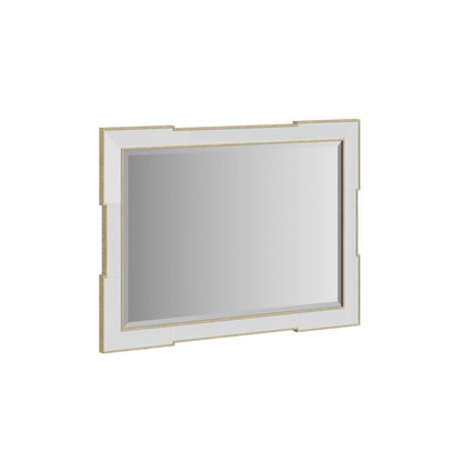Eave Accent Mirror-Milk