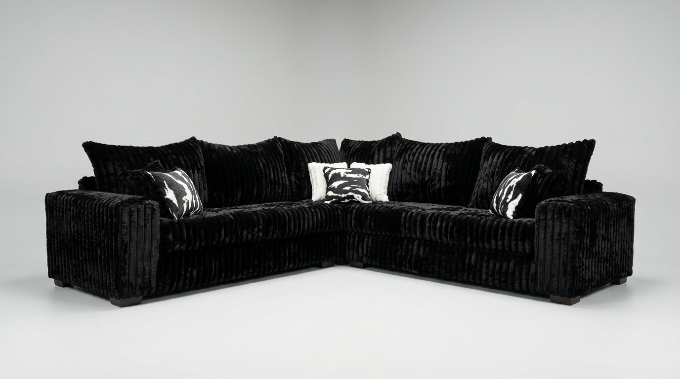 Noah (Black) Sectional
