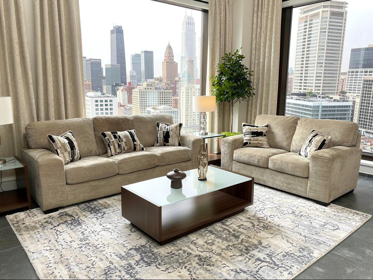 Sofa and Loveseat (Coco) Living Room Set