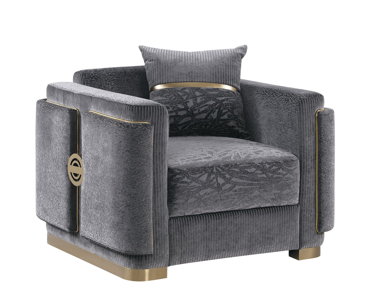 Capri (Grey) Living Room Set