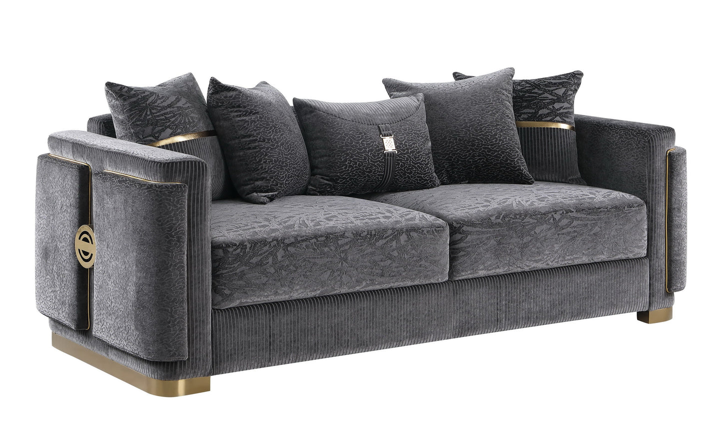 Capri (Grey) Living Room Set