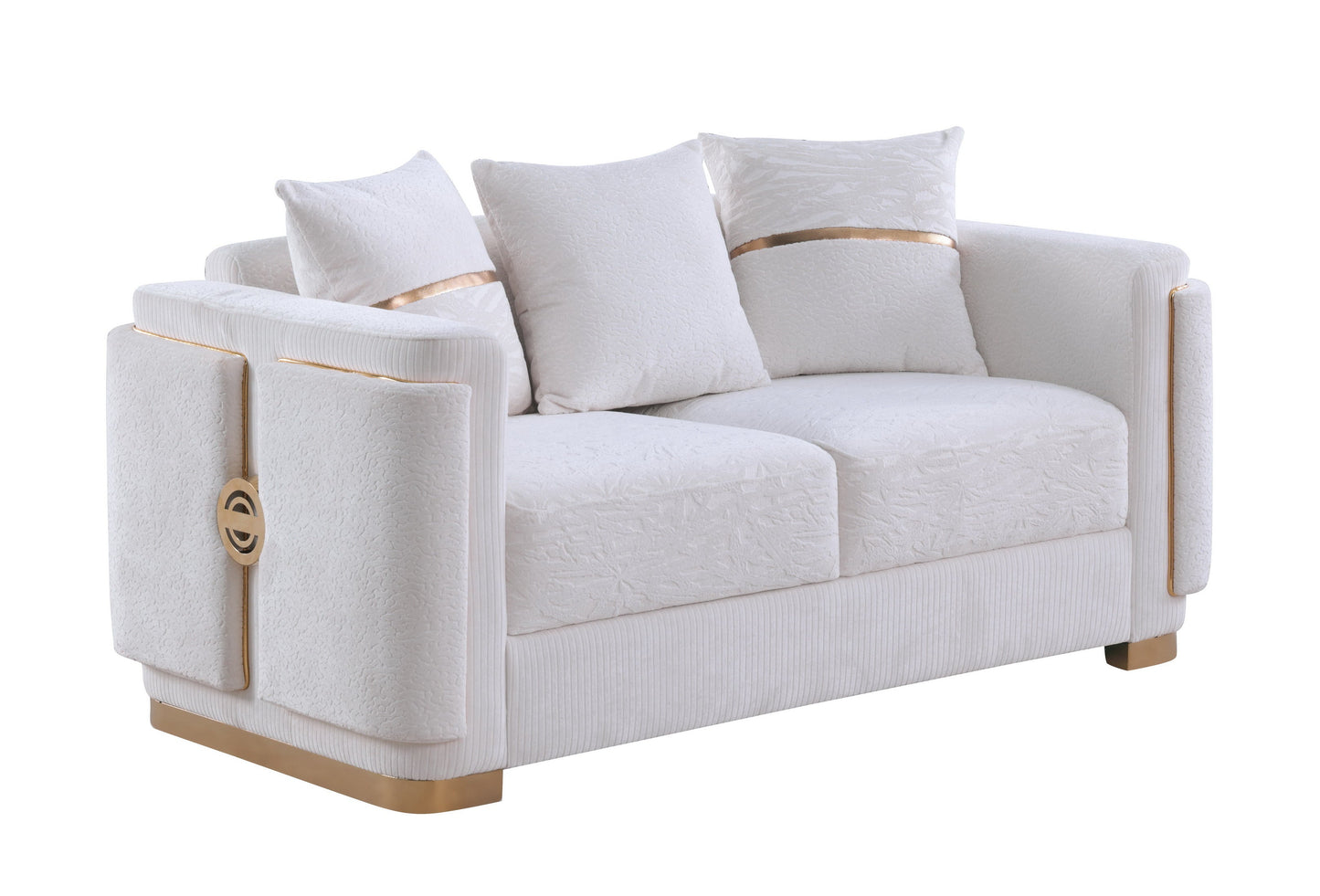 Capri (White) Living Room Set