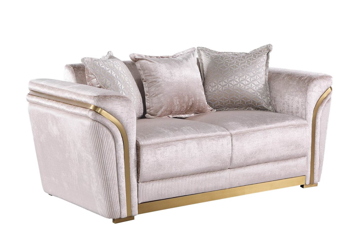Torino (Champagne) Living Room Set