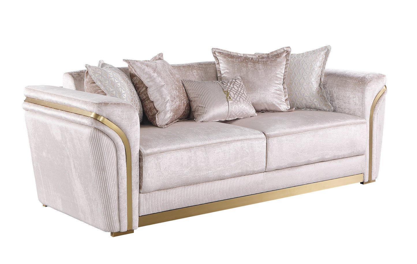 Torino (Champagne) Living Room Set