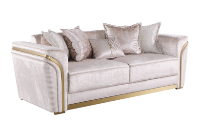 Torino (Champagne) Living Room Set