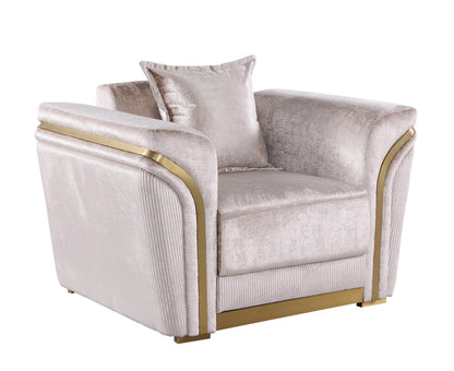 Torino (Champagne) Living Room Set
