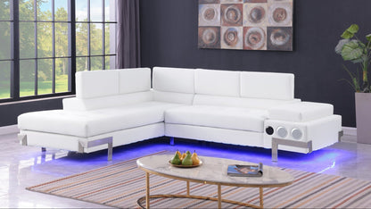 Magic White (LED & Speaker) Sectional