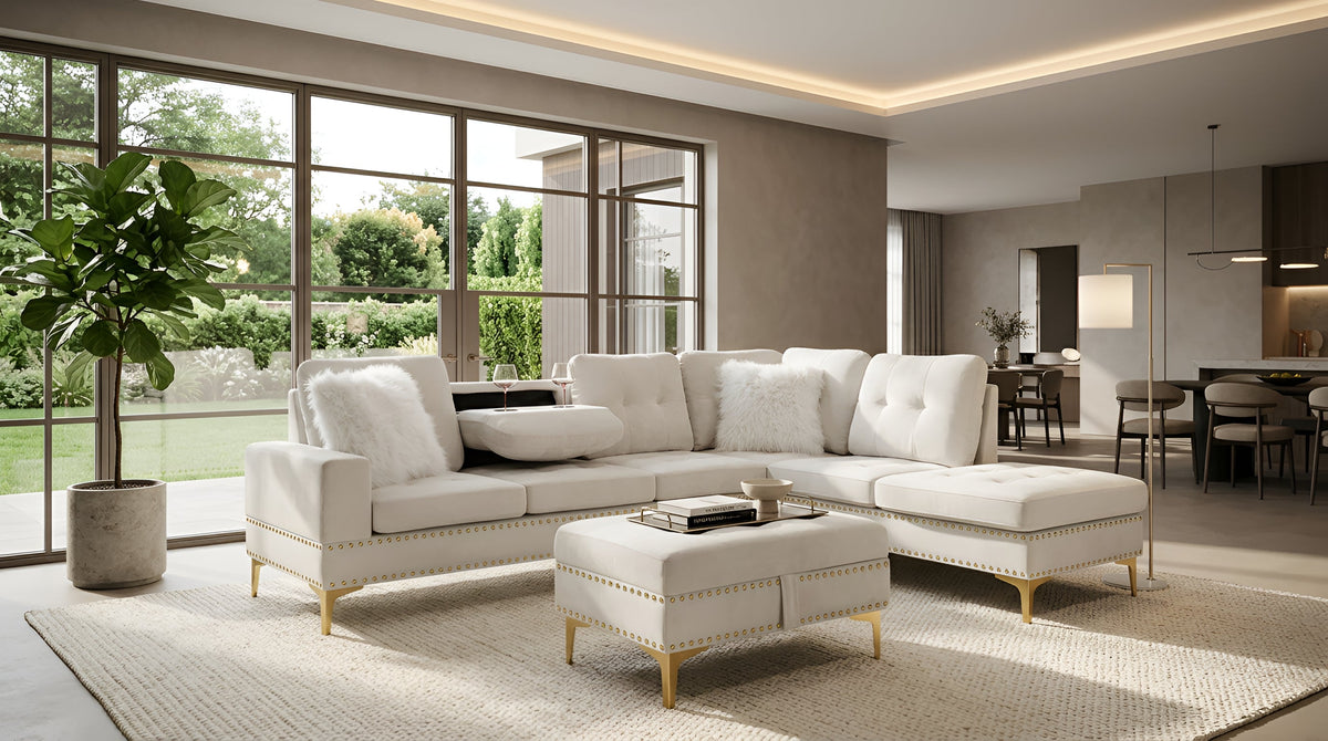 Joy II (Beige) Living Room Set