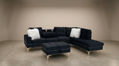 Joy II (Black) Living Room Set