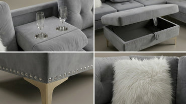 Joy II (Grey) Living Room Set