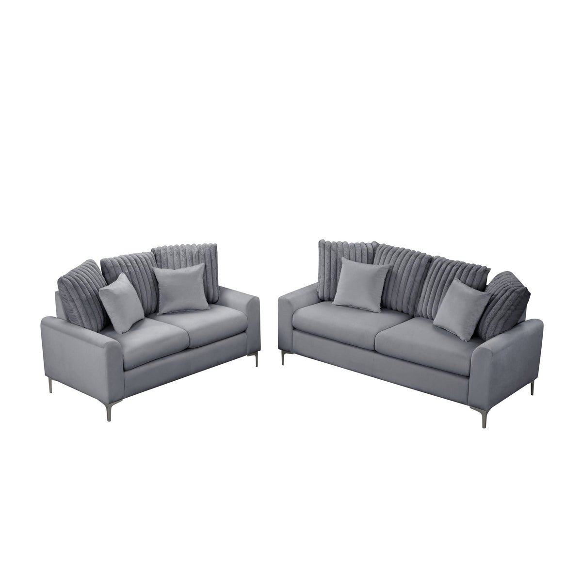 Elina (Grey) Living Room Set