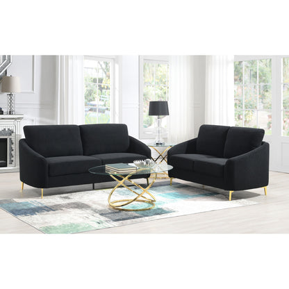 Lila (Black) Living Room Set