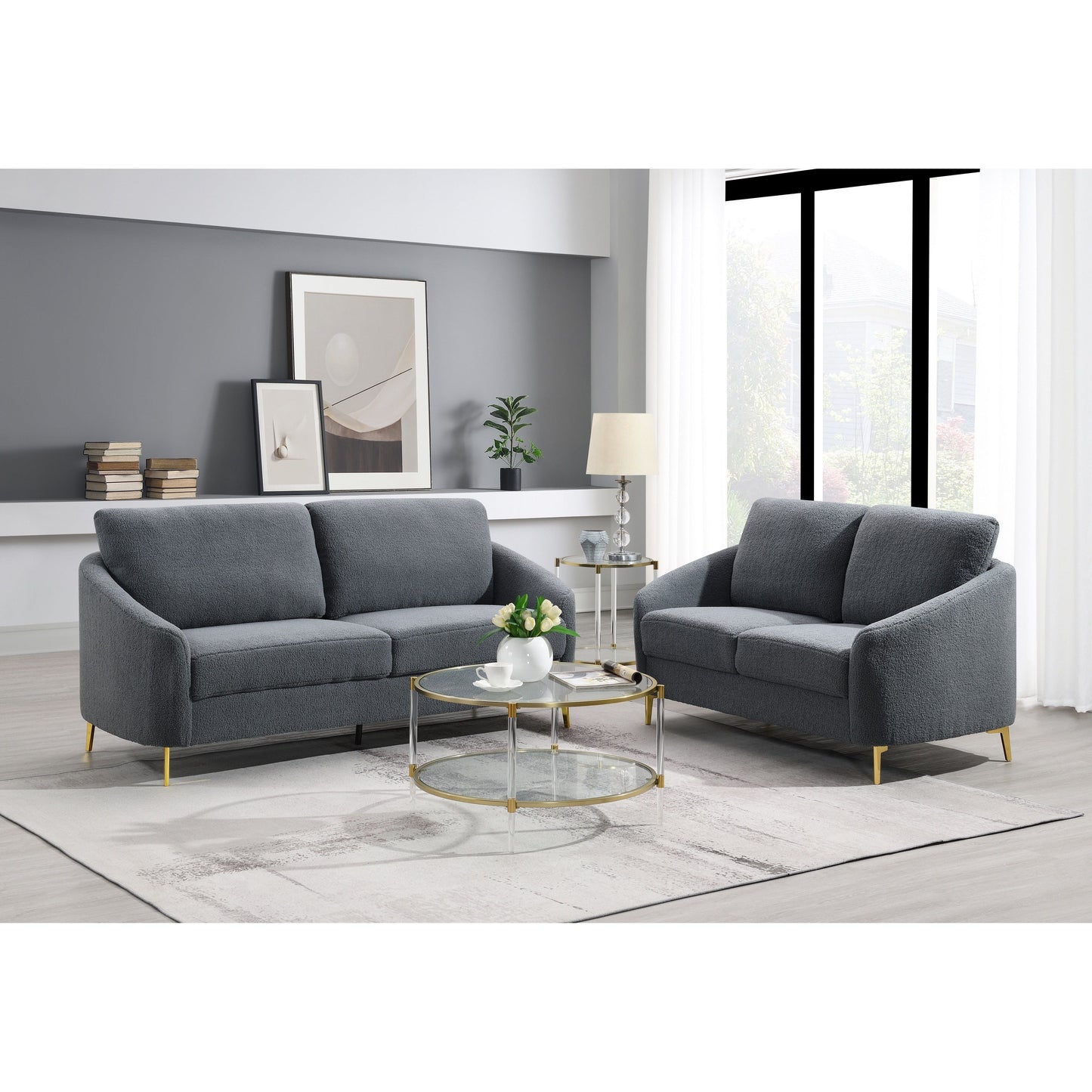 Lila (Grey) Living Room Set