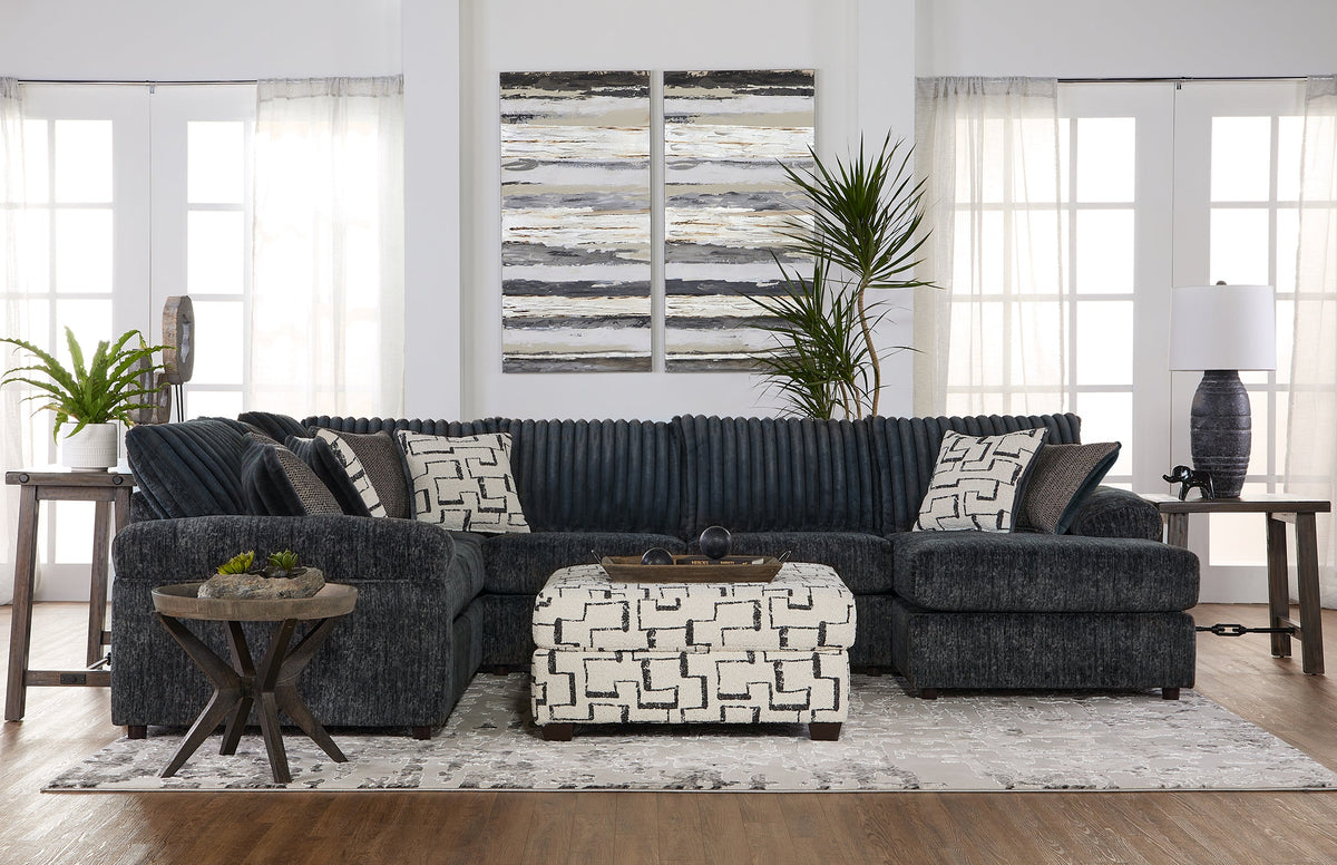 Galactic (Charcoal) Living Room Set
