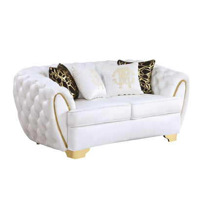 Mila (White) Living Room Set