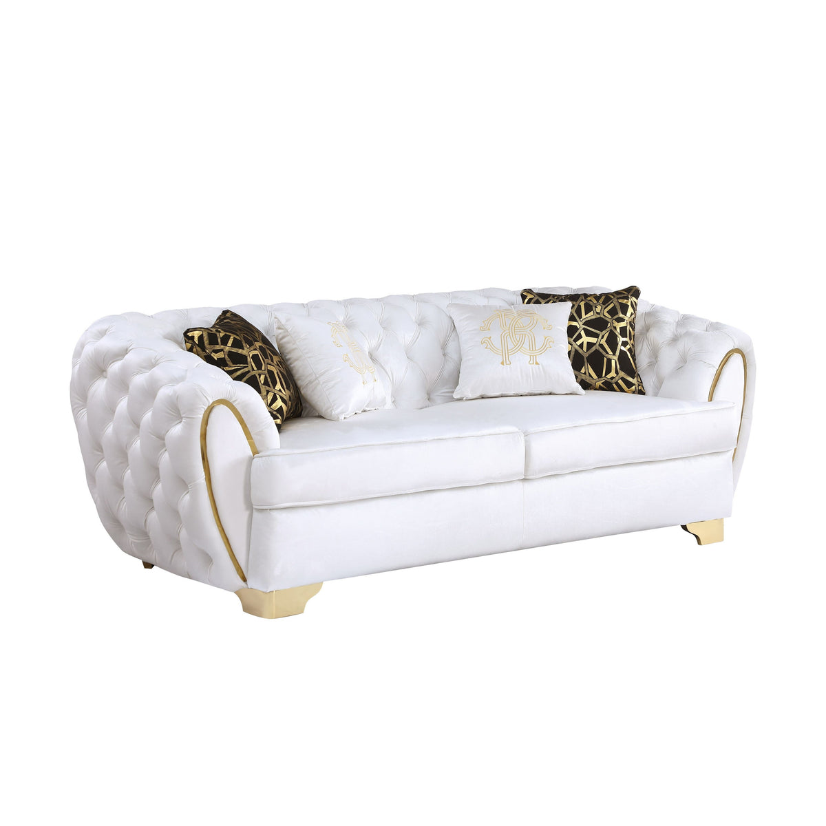 Mila (White) Living Room Set