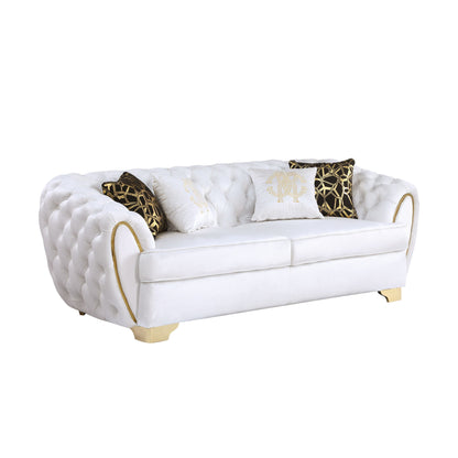 Mila (White) Living Room Set