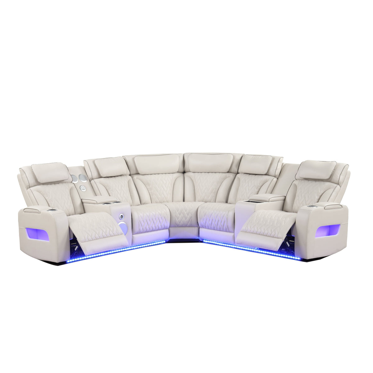 Skyline (Sand) Reclining Sectional