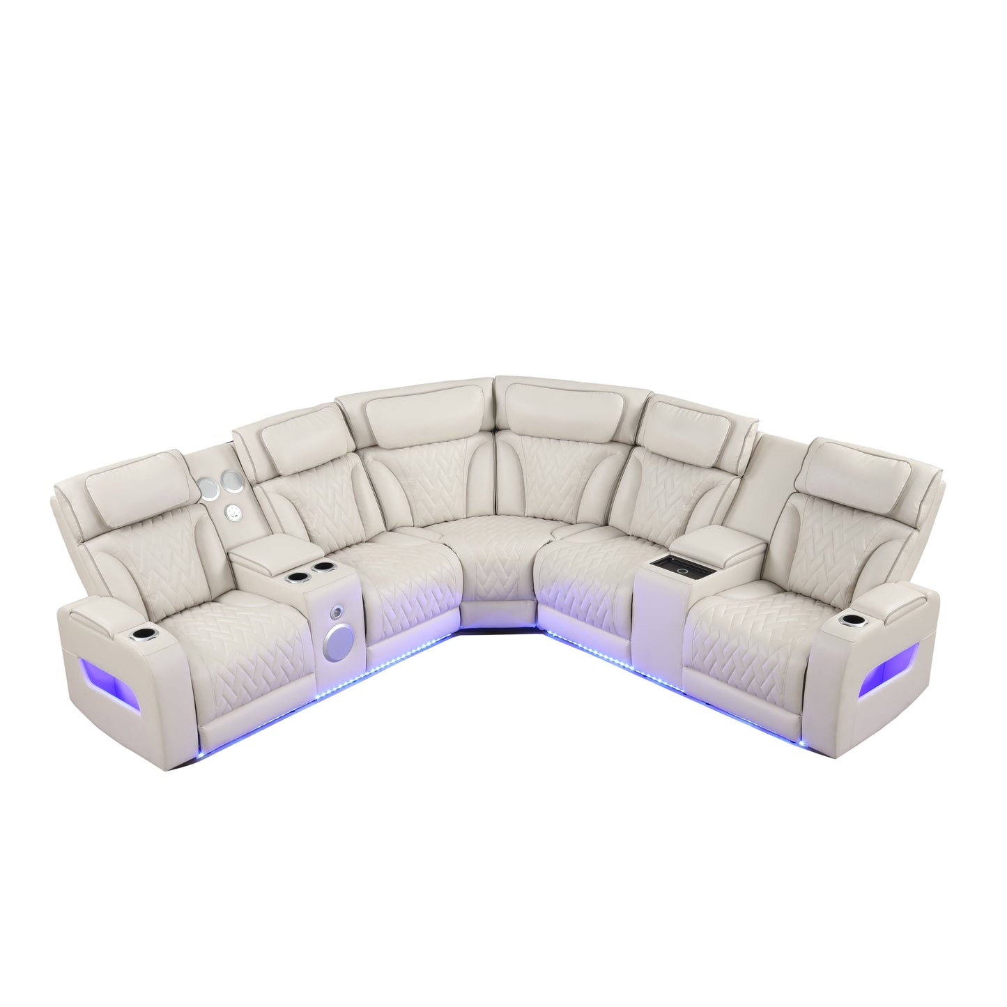 Skyline (Sand) Reclining Sectional