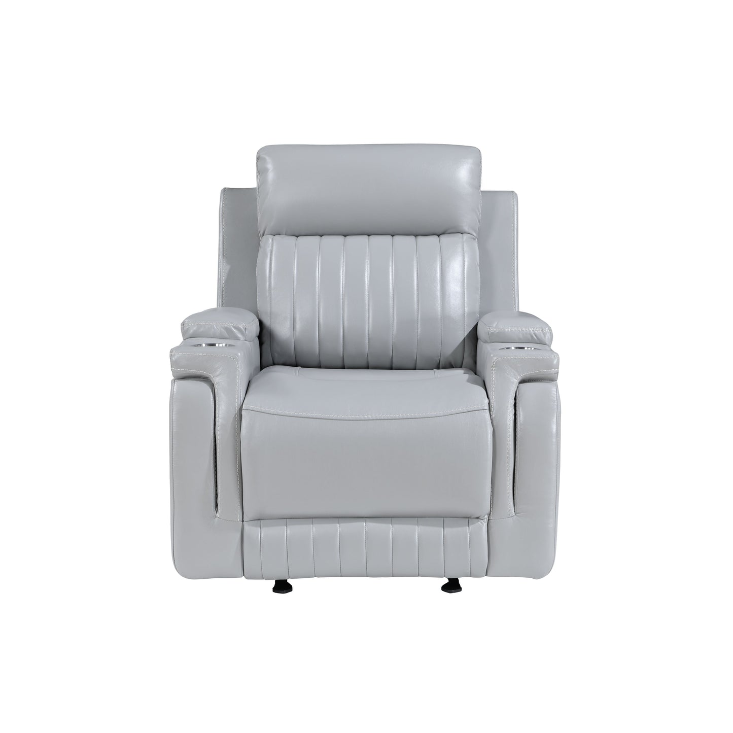 Ethan (LT. Grey) Reclining Living Room Set