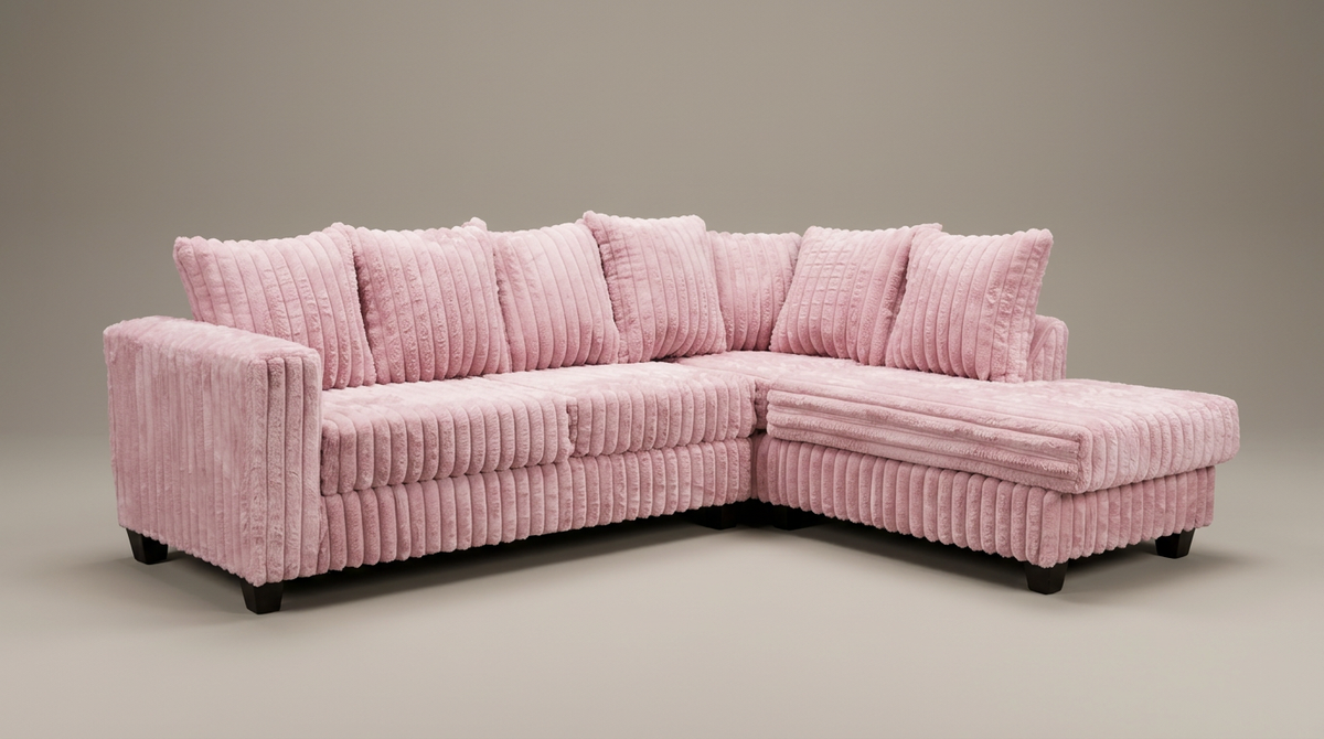 Gia Sectional (Pink)
