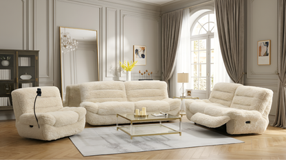 Ferland (Beige) Reclining Living Room Set