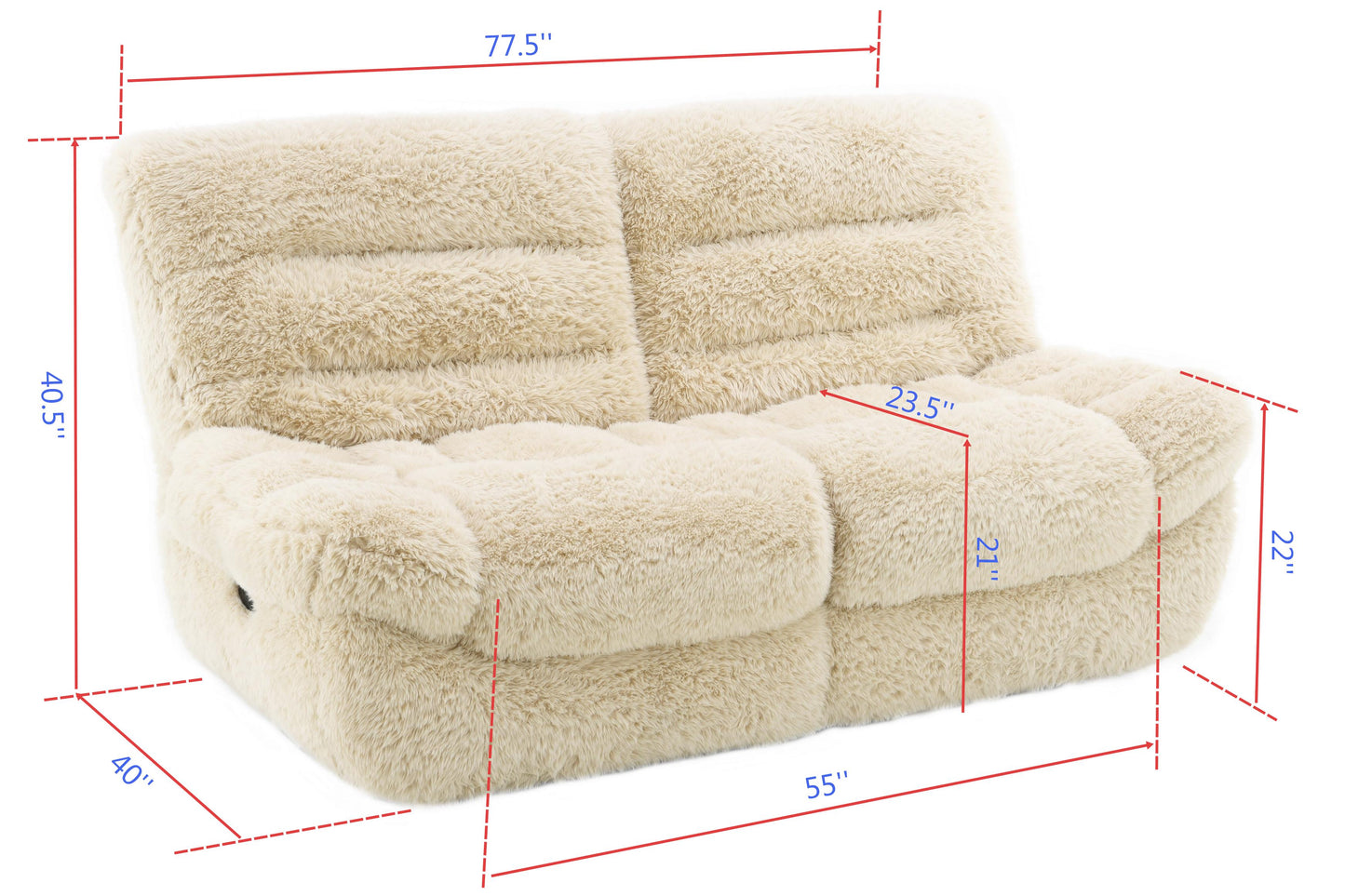 Ferland (Beige) Reclining Living Room Set