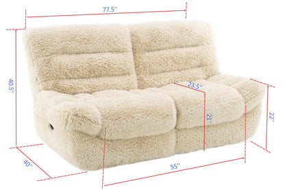 Ferland (Beige) Reclining Living Room Set