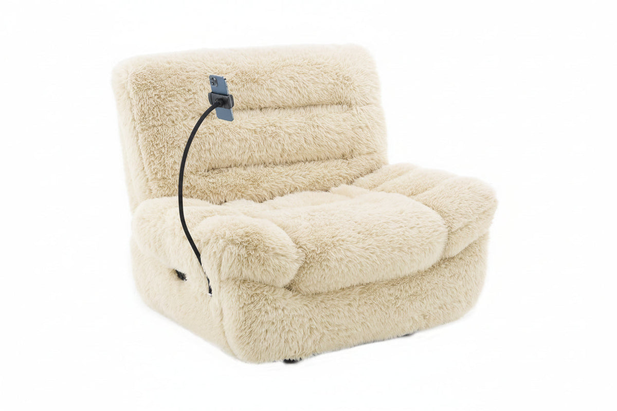 Ferland (Beige) Reclining Living Room Set