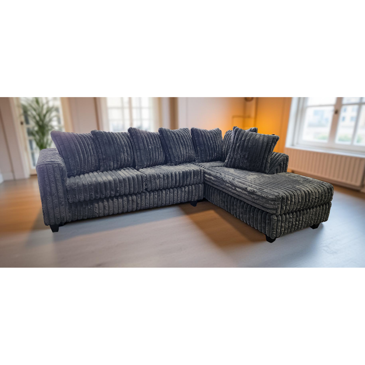 Gia Sectional (Grey) Sectional