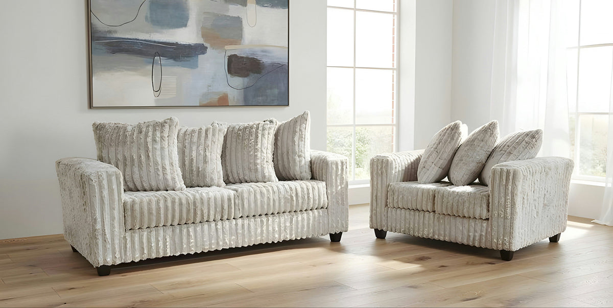Gia (Silver) Living Room Set